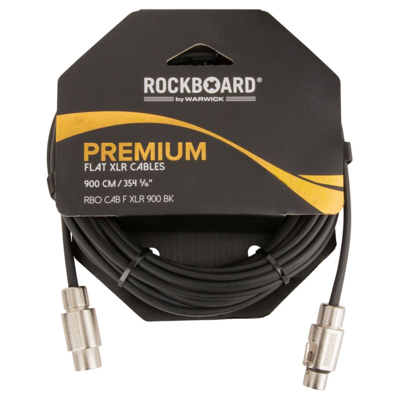 RockBoard Flat XLR Cable, 900 cm / 354 21/64